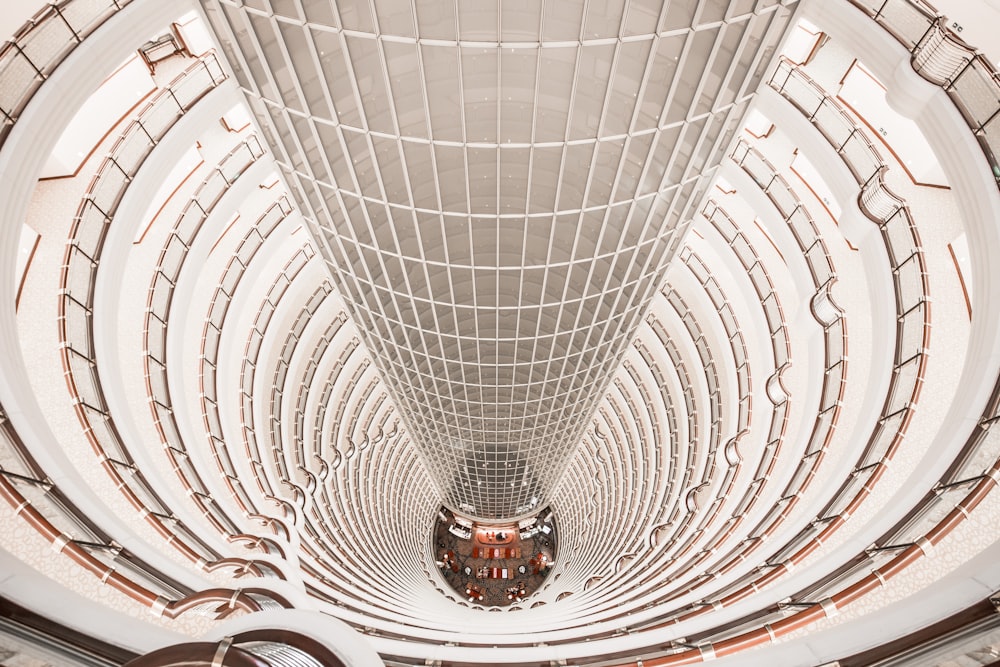 fotografia de baixo ângulo da Torre Jin Mao