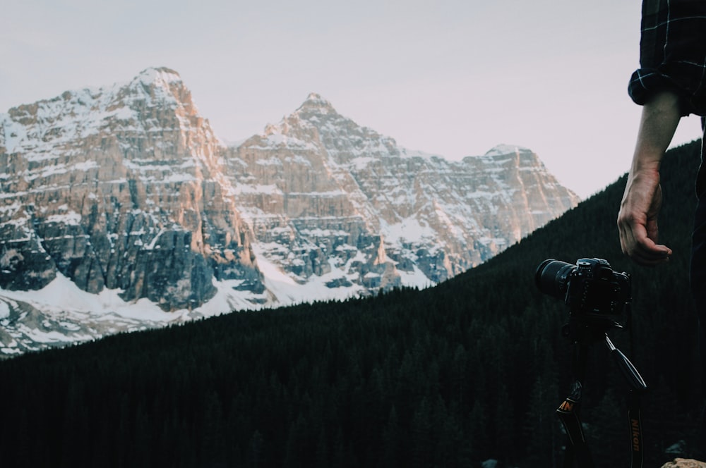 snow covered mountain