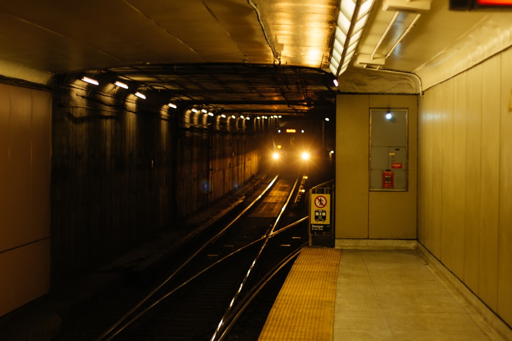 gray train station