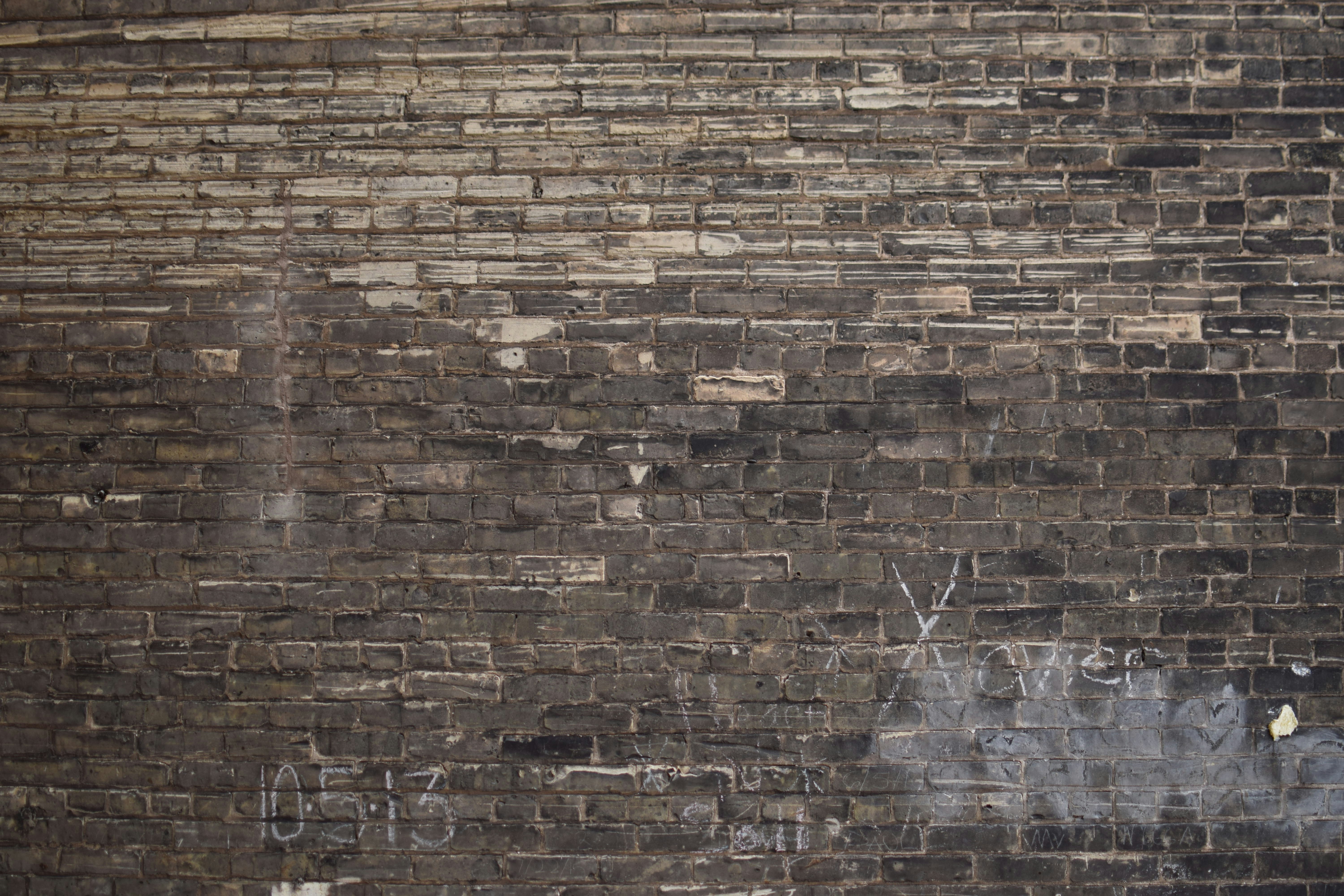 brown concrete brick wall