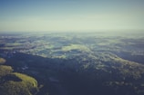 An aerial view of the landscape showcasing the region's charm.