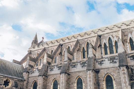 architectural photography of brown concrete structure in Christ Church Cathedral Ireland