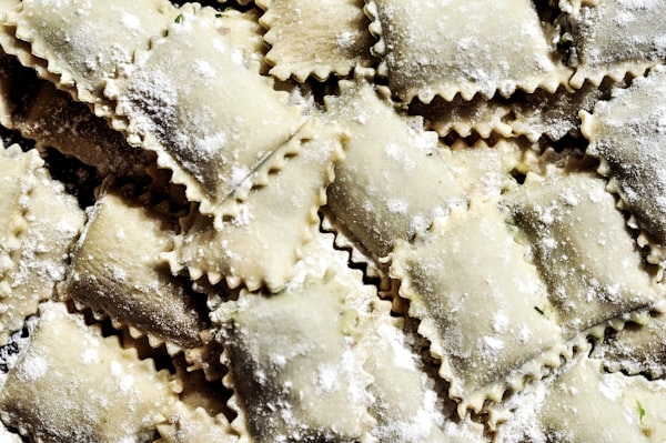 Fresh ravioli