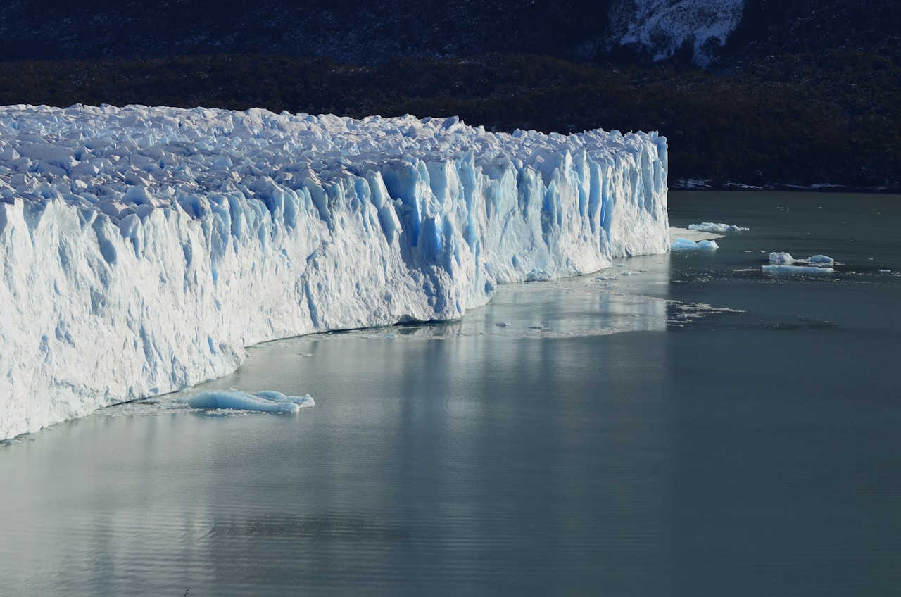 Perito Moreno glacier - melting ice fronts affect ocean currents