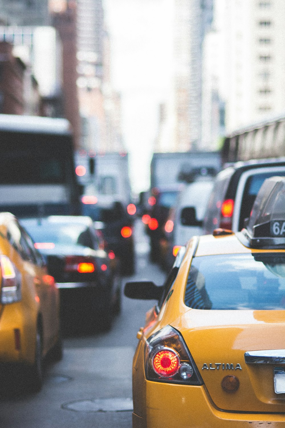 vehicles on street