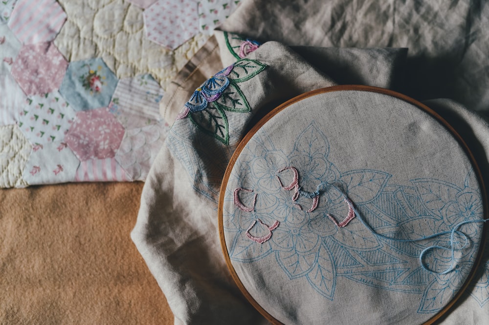 embroidery near textile