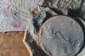 embroidery near textile