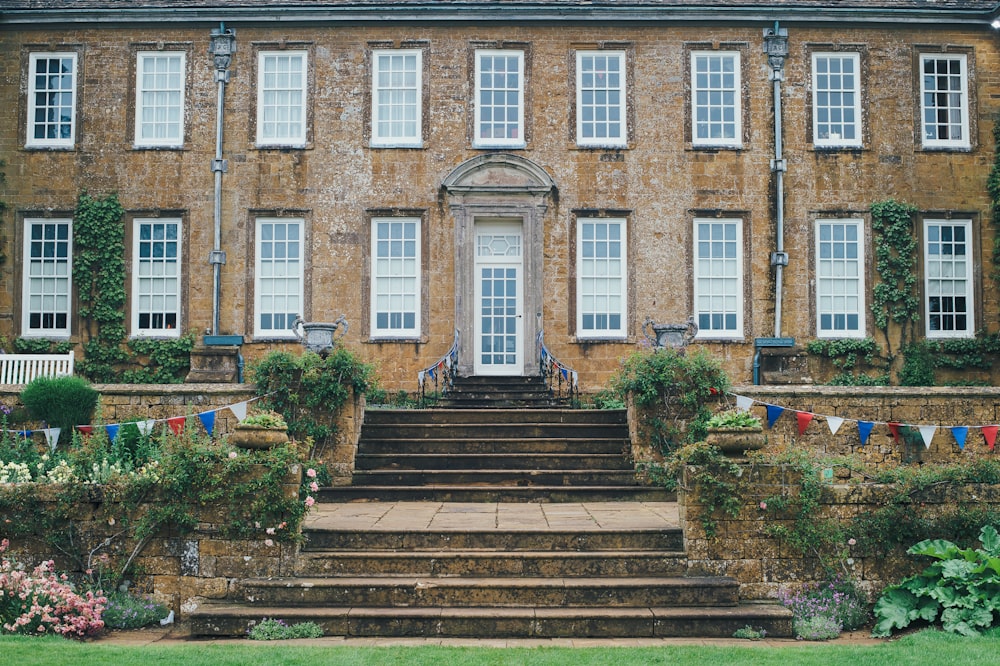 brown building facade