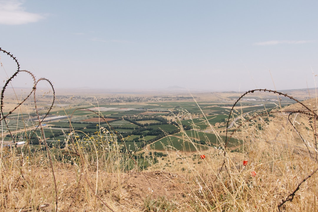 photo of Golan Heights View Plain near Sea of Galilee