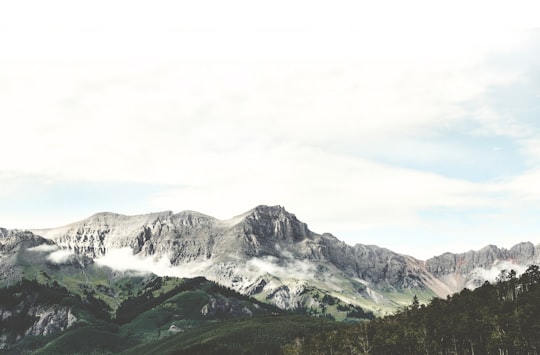 green mountains under blue sky in Telluride United States