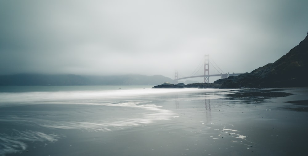 fotografia de paisagem da ponte