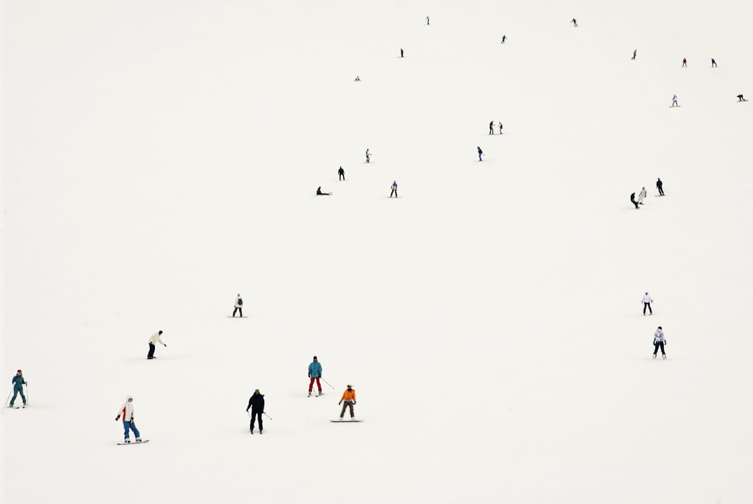 people walking digital wallpaper,