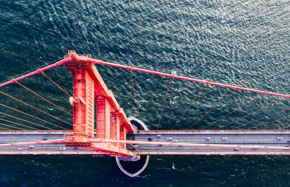 vista aérea da ponte Golden Gate