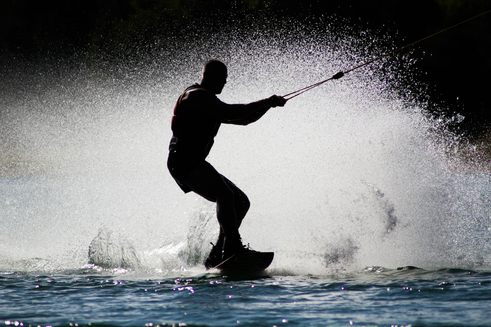 Tamron AF 70-300mm F4-5.6 Di LD Macro sample photo. Silhouette of man kite photography