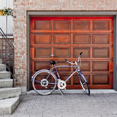 purple cruiser bicycle