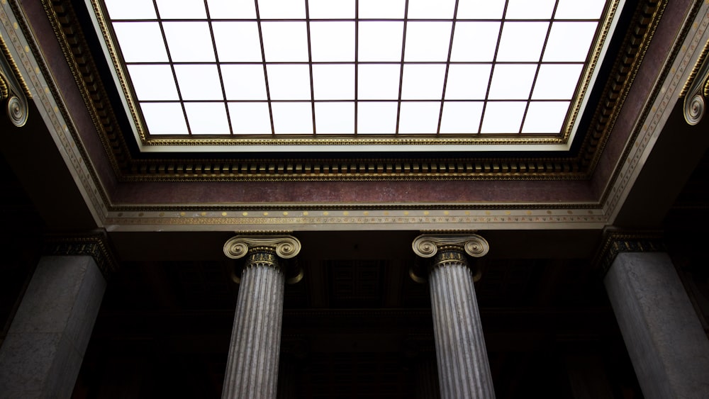 focus photo of ceiling