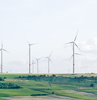 windmill surrounded by grass during daytime