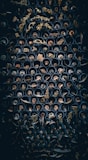 assorted-color scrolls on rack