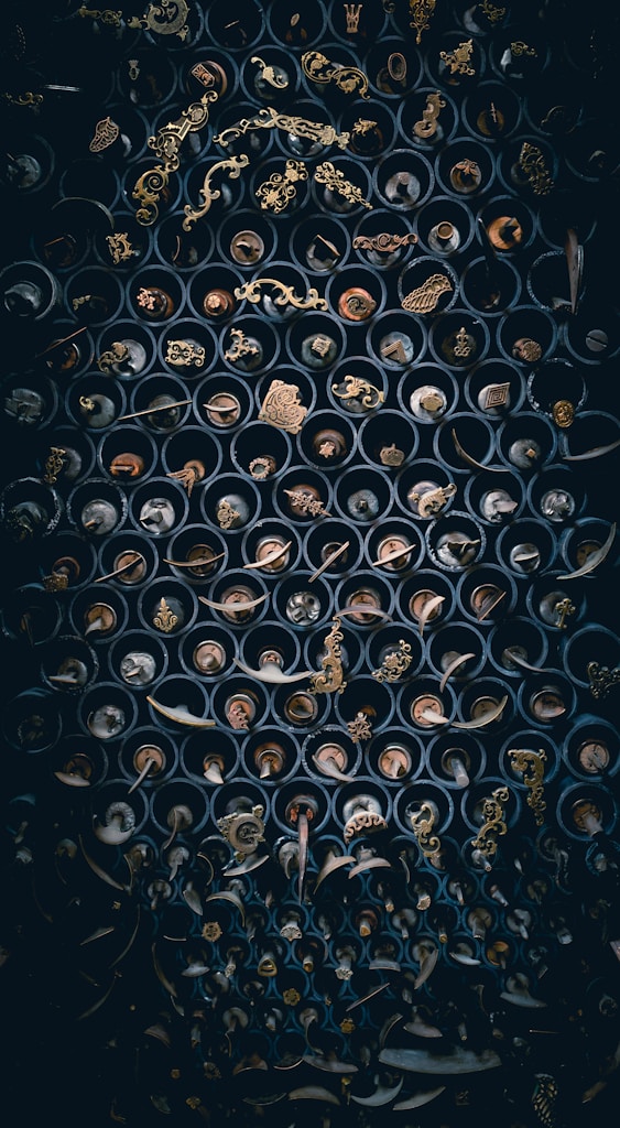 Fermoir sac doré