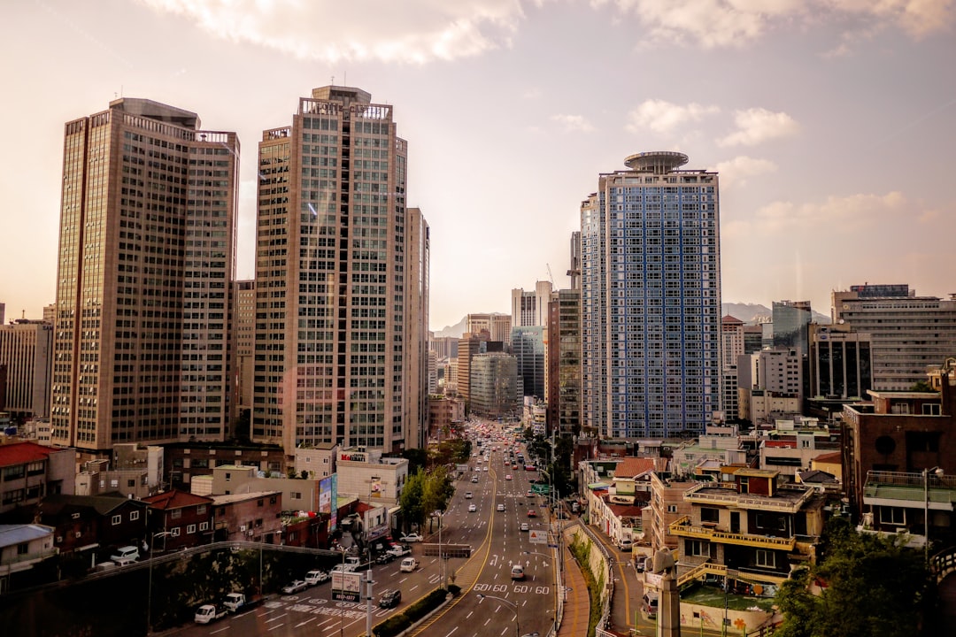 photo of Seoul Skyline near Bukchon Hanok Village