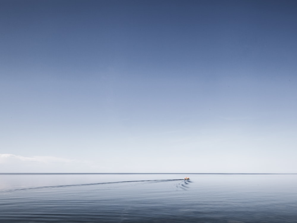 calm blue ocean