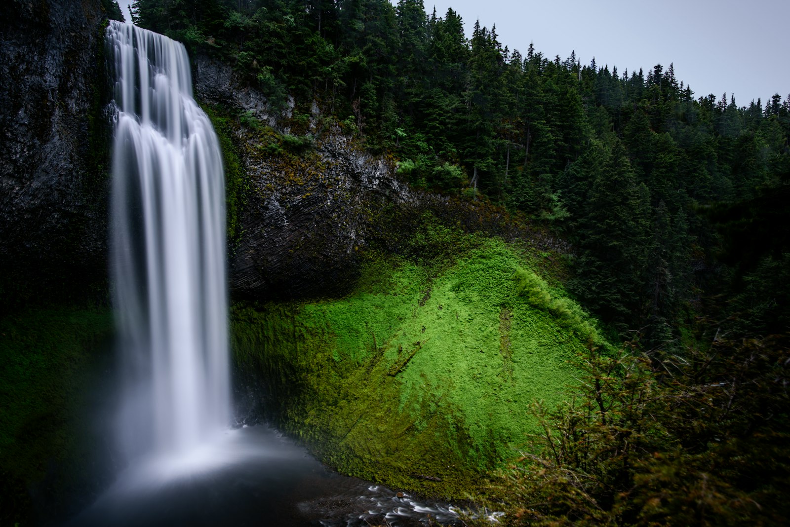 Nikon D750 + Nikon AF-S Nikkor 20mm F1.8G ED sample photo. Waterfalls near trees during photography