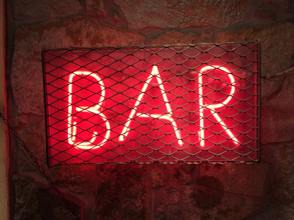 bar LED signage