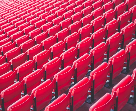 red theater chairs