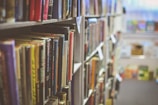 books organized in a shelf