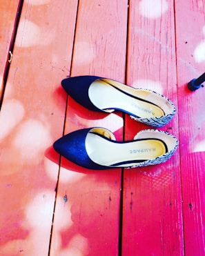 A vibrant display of trendy textile uppers on pointed toe flats.