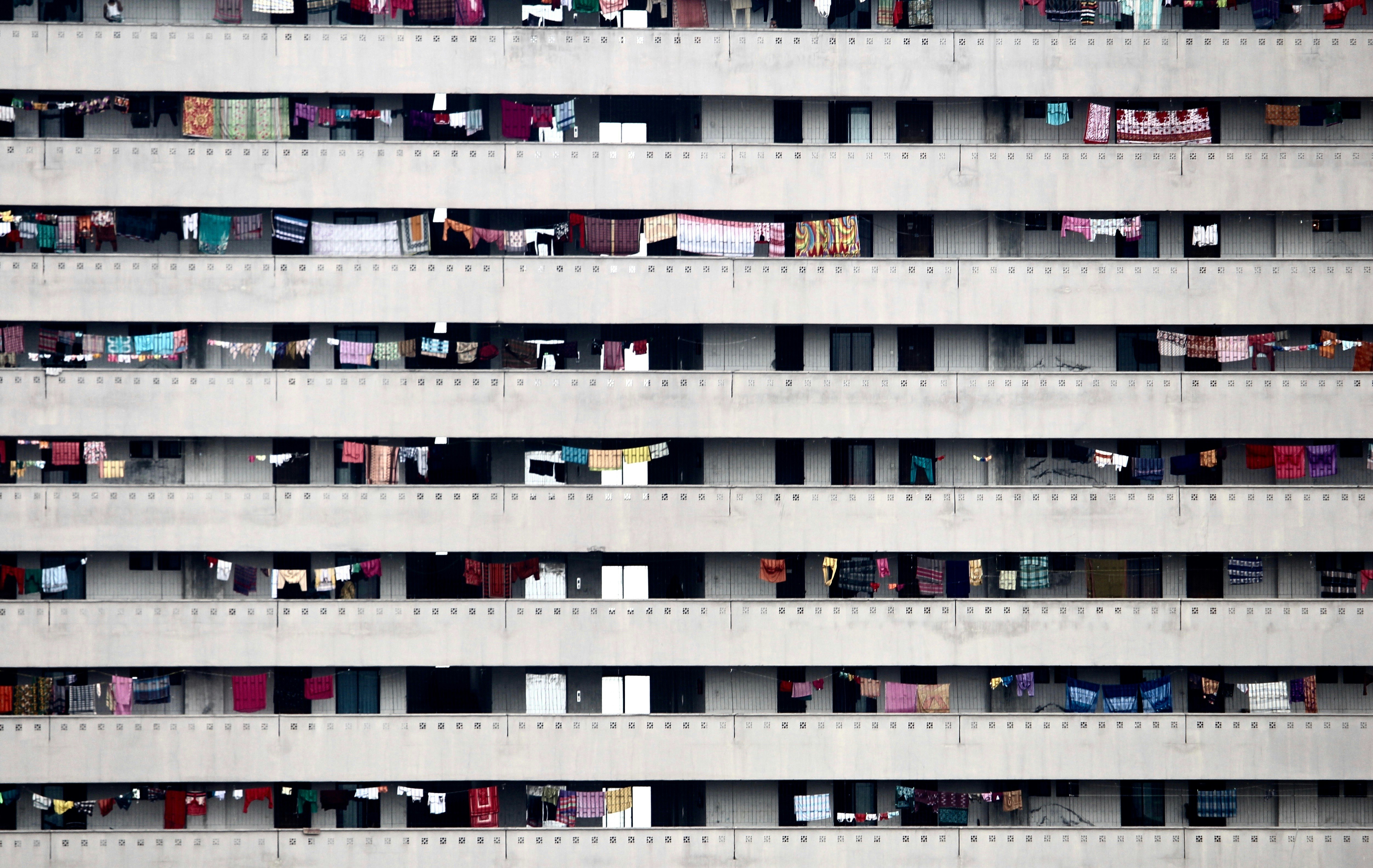 white concrete building