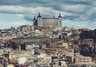 aerial photography of buildings