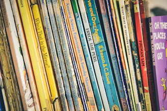 pile of assorted-title books