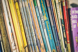 pile of assorted-title books