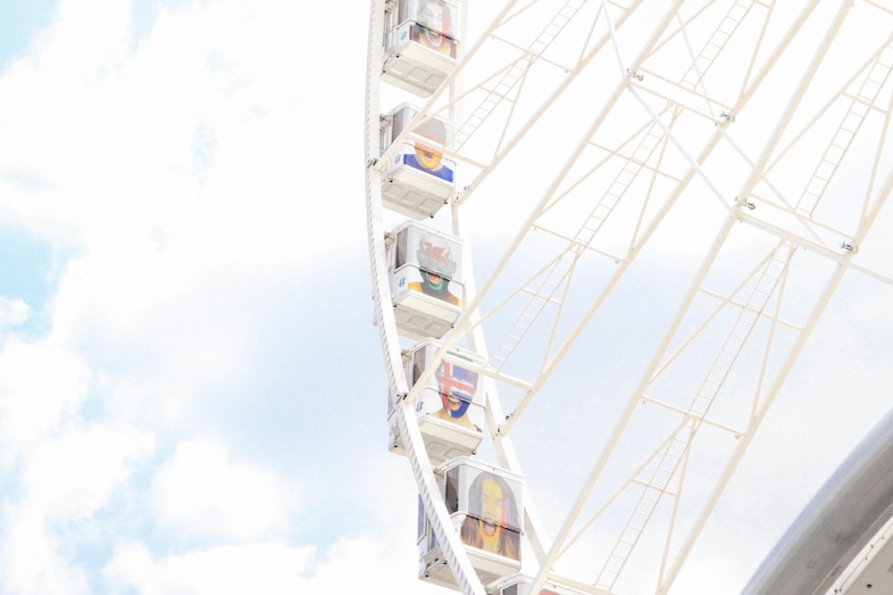 white Ferris wheel