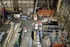 aerial photo of gray metal parts