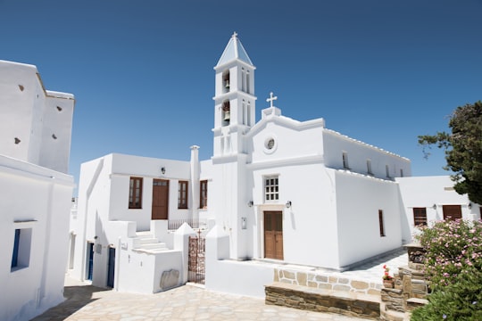 white concrete building during dayitme in Tinos Greece