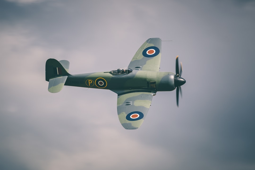 black and white aircraft, Hawker Sea Fury