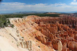 A panoramic view of the Sierra de Órganos National Park with its unique rock formations.