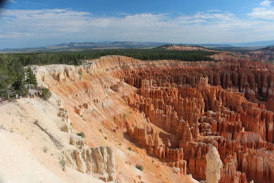 A panoramic view of the Sierra de Órganos National Park with its unique rock formations.