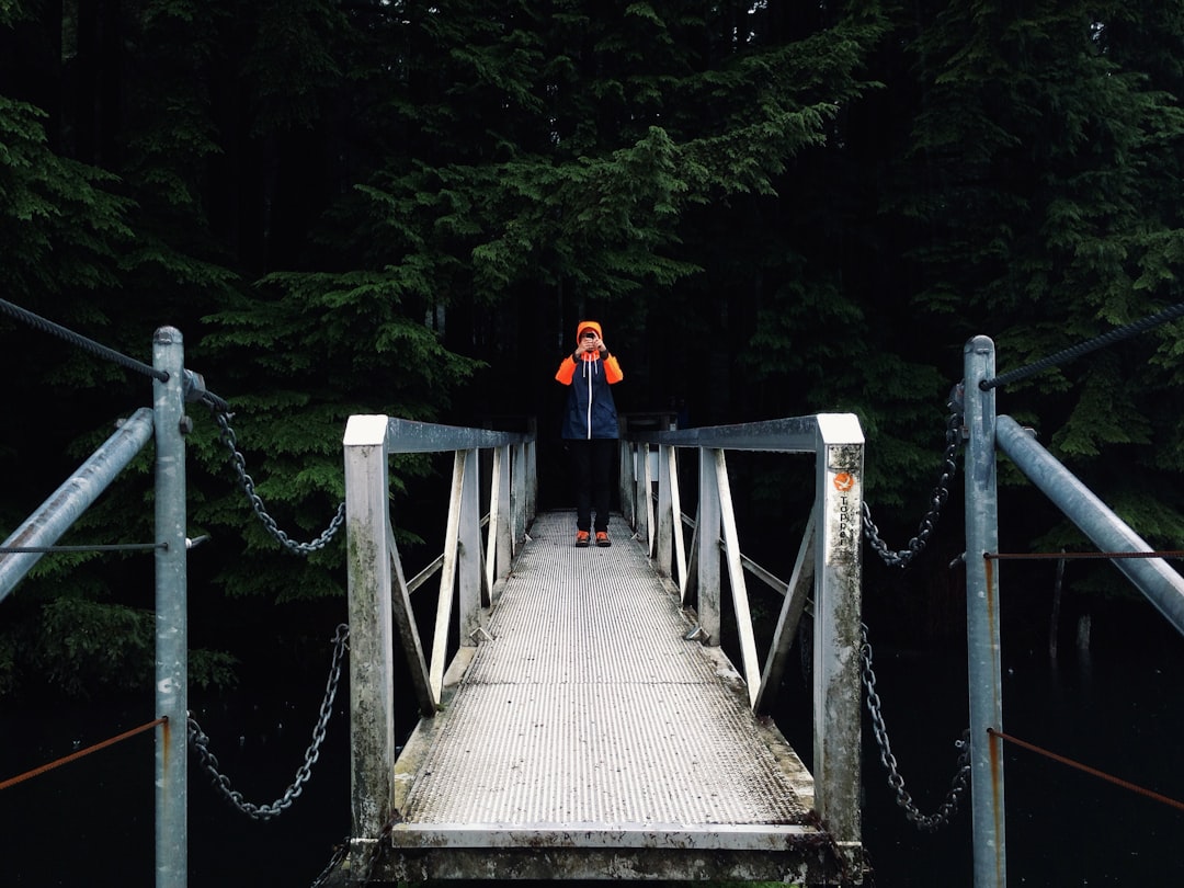 Suspension bridge photo spot Sasamat Lake North Vancouver