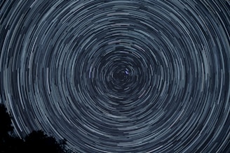 spiral gray and black digital wallpaper