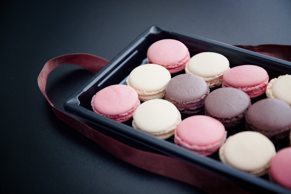 French macaroons platter