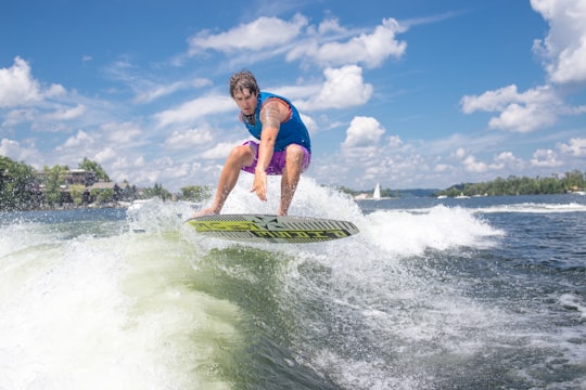 man surfing during daytime in Gull Lake United States