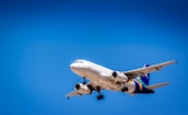 An aircraft in flight showcasing our components in action.
