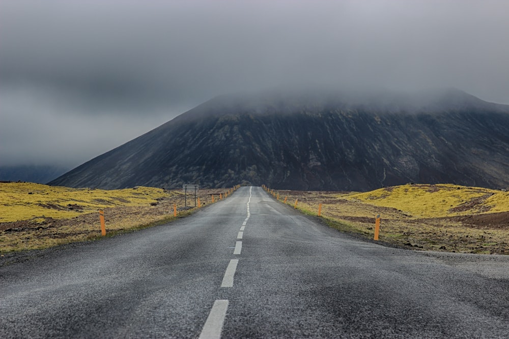 empty concrete road