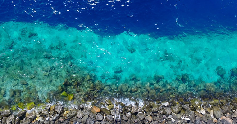 rocks underwater