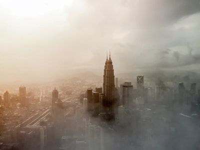 twin tower, malaysia malaysia google meet background