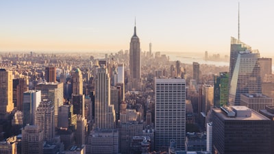 empire state building new york google meet background