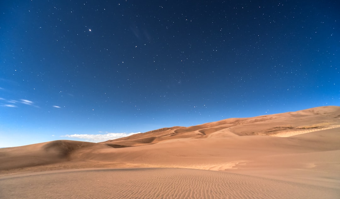 desert sand, Desert Skies